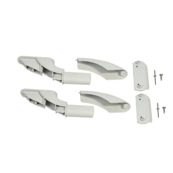 Endstück grau für Roof-Rack, 2er Satz komplett
