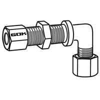 Winkel Schottverschraubung SVL 8 mm