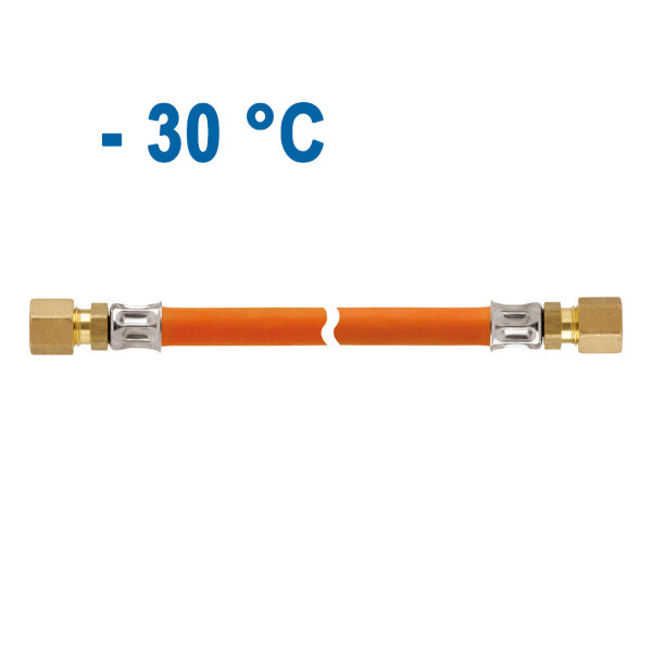 Mitteldruck-Schlauchleitung PS 10 bar RVS 8 x RVS 8 x 400, SB