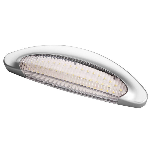 LED Vorzeltleuchte Kunststoff silber