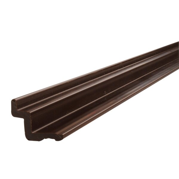 Tischscharnierleiste 55 cm Kunststoff, dunkelbraun