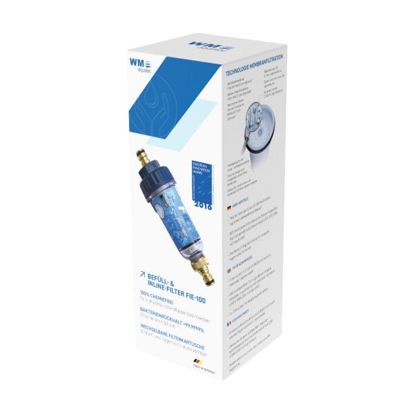 Befüll- und Inline-Filter FIE-100 Trinkwasserdesinfektion