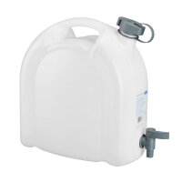 Wasserkanister 10 Liter mit Ablasshahn, ohne Ausgießer