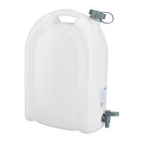 Wasserkanister 20 Liter mit Ablasshahn, ohne Ausgießer