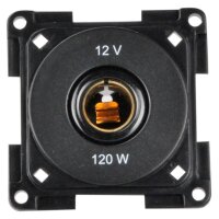 Normsteckdose schwarz 12 V Auto
