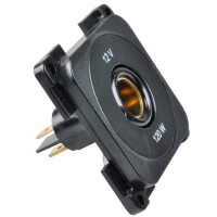 Normsteckdose schwarz 12 V Auto