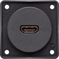 HDMI-Steckdose, anthrazit Integro