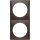 Rahmen 2-fach braun Integro Flow