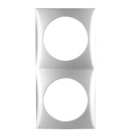 Rahmen 2-fach chrom matt Integro Flow