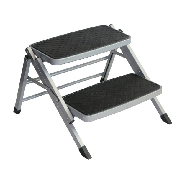 Doppeltrittstufe XXL faltbar Stahl