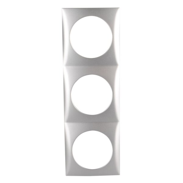 Rahmen 3-fach chrom matt Integro Flow
