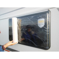 Fensterschutzfolie für Schutzhüllen, Rolle mit...