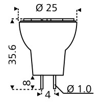 6er SMD Spot Sockel GU4