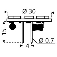 10er SMD Modul Sockel GZ4
