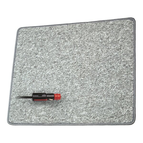 Heizteppich 12 V/25 W 60 x 40 cm, grau
