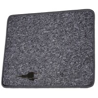 Heizteppich 230 V/25 W 60 x 40 cm, anthrazit