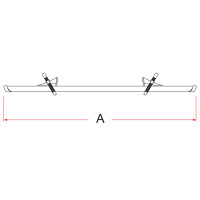 Fahrradschiene Rail Premium 128 cm