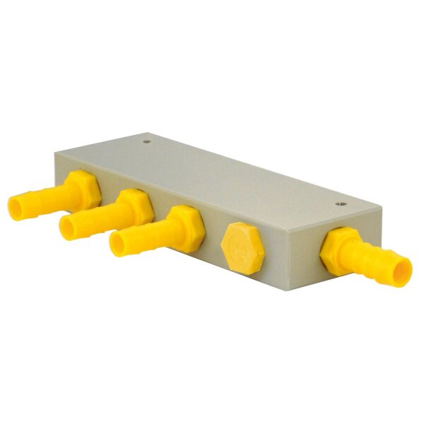Wasserverteilerblock mit 3 Abgängen