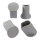 Bodenschoner hellgrau 4er-Set für HighQ Basic und Comfortable