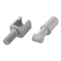 Adapterset für HighQ Fußauflage hellgrau