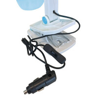 Klammer-Ventilator, 12 Volt, blau