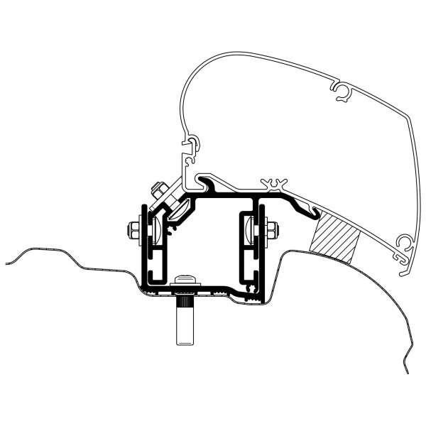 Adapter für VW Crafter ab Bj. 2017 zu TO 6200 / 6300