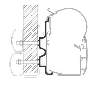 Adapter für Hymer Camp zu Dometic-Markisen Serie 1,...