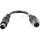 Adapter Monitor, 4-poliger Stecker auf 4-poligen Metallschraubstecker