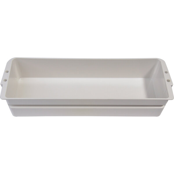 Etagere unten, weiß, B 35 x T 10,8 x H 6,9 cm für Kühlschrank CoolMatic CRX 65