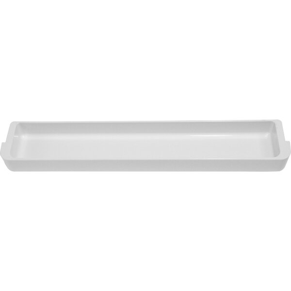 Etagere oben, weiß, B 37,5 x T 6,5 x H 3 cm für Kühlschrank CoolMatic CRX 80