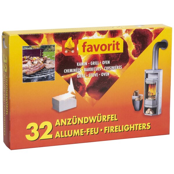 Grill- und Kaminanzünder 32 Würfel