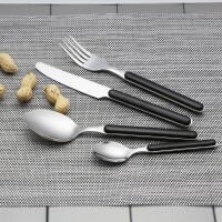 Besteckset Delice, schwarz 16-teilig
