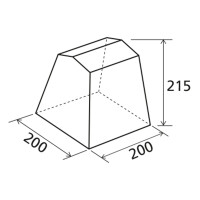 Küchenzelt Gusto III NG 200 x 200 x 215 cm