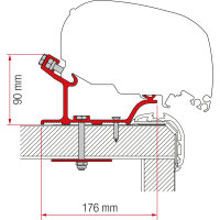 Adapter Carthago Malibu 450 cm Markisenadapter F80/65