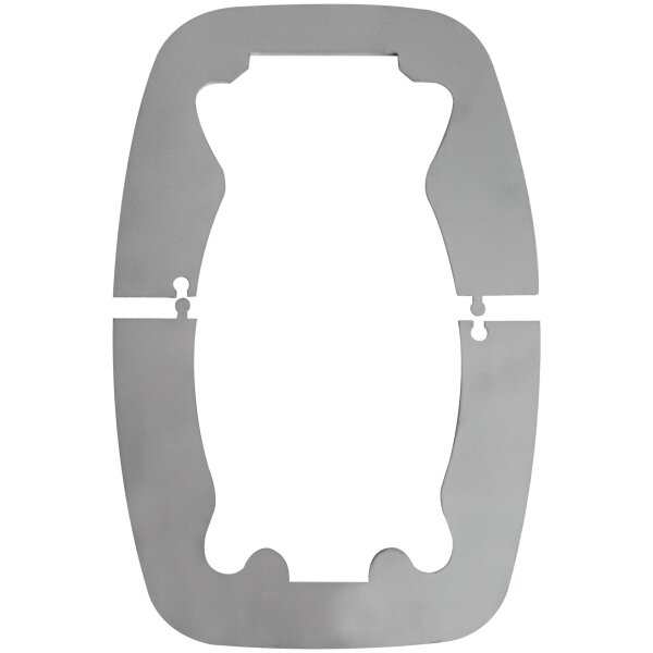 Stechschutzplatte Griffschale Eurochassis 160 x 240 x 2 mm