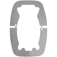 Stechschutzplatte Griffschale Eurochassis 160 x 240 x 2 mm