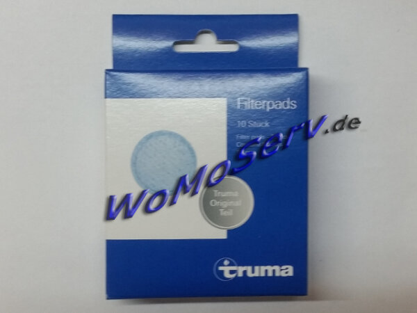 Filterpads für Truma Gasfilter, schwarz 10 Stück #50681-01; 9955075