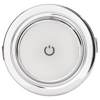 Einbaustrahler LED Touch chrom glänzend