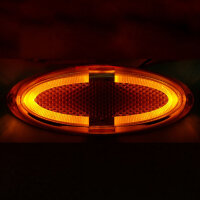 LED Markierungsleuchte oval orange