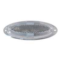 LED Markierungsleuchte oval weiß
