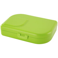 Brotbox mit Trenner lime
