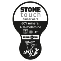 Geschirrset Pearl 16-tlg. StoneTouch-Melamin
