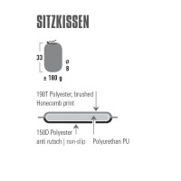 Sitzkissen selbstaufblasend 40 x 30 x 3 cm