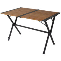Bambus Rolltisch Chambery 110 x 70 x 70 cm