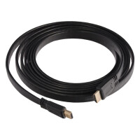 HDMI-Kabel, Flachband, Länge 3 m