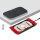 Wireless Charger Nachrüst-Kit 3 Spulen m Maße (Pad): 76 mm x 135 mm