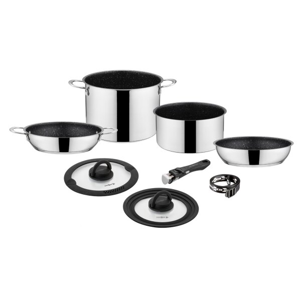 Edelstahl Kochtopfset Academy NG 7+1