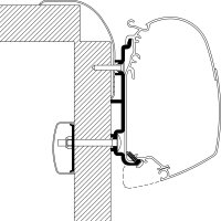 Adapter Frankia für TO Serie 5 und 8, Länge 5 m