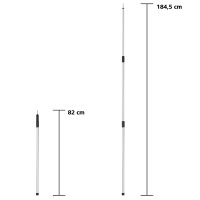 Teleskop Aufstellstange S 80 - 180 cm, 2er Set