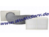 Flexible Raumluftansaugung, 3m - kpl. Saphir...